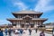 People traveler, group tour, local people, Japanese people visited and traveled around Todaiji Temple at the afternoon, Nara