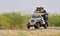 People travelling on Jeep in Gujrat India