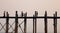 People on the Ubein bridge at sunset in Myanmar