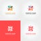 People Unity Diversity Logo Icon Template