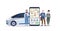 People using mobile app smartphone screen with gps map ordering taxi car sharing concept transportation carsharing