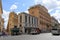 People and vehicles on the street Via Nationale in Rome