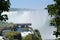 People viewing Devils Throat in Iguazu Falls