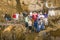 People visit the CRYSTAL CAVE in SEQUOIA national park