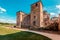 People visit Gonzaga Saint George castle - italian landscape and travel destinations - Mantua italy