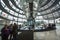 People visit the modern dome on the roof of the Reichstag.