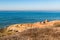 People Visit Tidepool Area in Point Loma, California