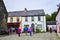 People visit Ulster American Folk Park in Northern Ireland