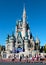 People visit Walt Disney\'s Magic Kingdom