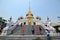 People visit Wat Traimit