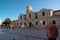 People visiting Saint Lazarus Church in Larnaca, Cyprus