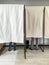 People voting in polling booths at a voting station