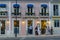 People waiting outside Jamie Oliver italian restaurant in Lisbon