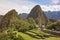 People walk in Machu Picchu