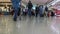 People walking in Airport duty free area