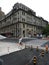 People Walking around The Astor House Hotel on The Bund in Shanghai, China