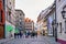 People walking around in old town of Riga