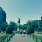 People walking in Boston Common