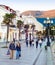 People walking, embankment, Yalta, Crimea