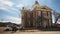 People walking in front of the historic Cochise county courthouse at Tombstone State Park In Arizona
