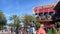 People walking in front of Wine Bar George in Orlando, Florida