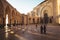 people walking in hassan ii mosquepeople walking in hassan II mosque square - Casablanca, Morocco