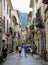 People walking through the historical town part of Soller (Mallo