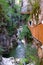 People walking path to and enjoy Horma Canyon in Kure Mountains National Park, Kure Daglari Milli Parki, Kastamonu/Turkey