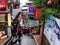 People walking on street in Jiufen, Taiwan