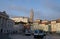 People walking on Tartini square in Piran, Slovenia