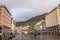 People walking on the Torgallmenningen main square in Bergen city