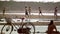 People washing clothes and bathing in Irrawaddy river. Myanmar