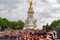 People watching the famous Guard Mounting of Buckingham Palace