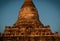 People watching Sunset at Shwesandaw Pagoda in