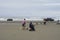 People were playing on Ocean Shores