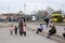 People who took advantage of the beautiful weather caused a crowd in Kadikoy, Istanbul in the Days of Increasing Omikron Variant