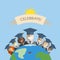 People of the World Graduation and Education Concept