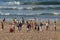 People on the Yoff beach, Dakar