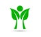 Peoples family together green Tree care Logo Design. Business, health.