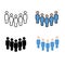 Peoples group icon. User, groups, peoples icon vector image. Can also be used for admin dashboard