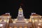 Peopleâ€™s Committee Building Saigon by night, Saigon City Hall in French Colonial style