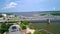 Peoria, Illinois, Aerial Flying, Illinois River Bridge, Downtown