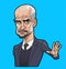 Pep guardiola caricature