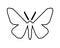 Peppered moth, Biston betularia . Vector icon on white