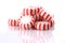 Peppermint Candies on a White Background