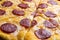 Pepperoni Pizza - Fresh homemade pizza with pepperoni close-up background