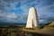 The Pepperpot daymark at Portreath , Cornwall, UK