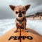 peppo the chihuahua surfing the waves in california angry and funny