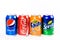 Pepsi, Coca Cola, Sprite And Fanta Soda Drinks