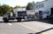 Pepsi truck unloads at the COOP food store in Greenbelt, Md i